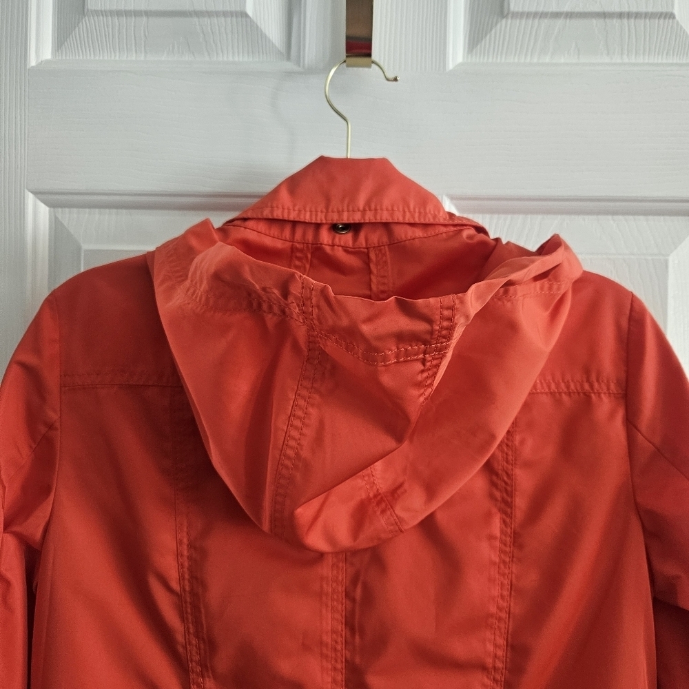 NWOT Talbots Petite Hooded Water Resistant Anorak Rain Jacket/Coat - Picture 9 of 16